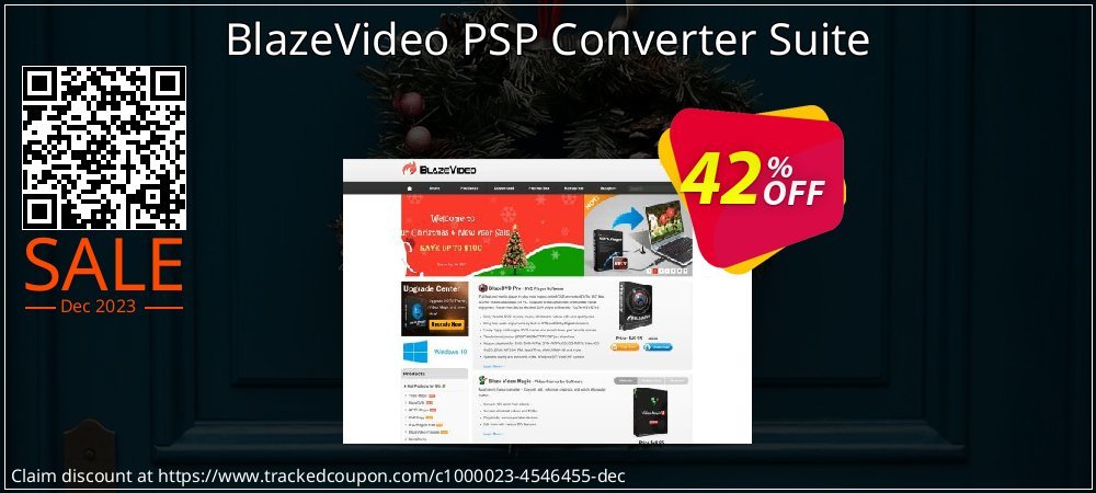 BlazeVideo PSP Converter Suite coupon on National Walking Day offering sales