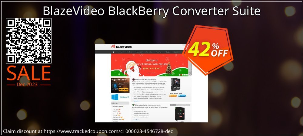 BlazeVideo BlackBerry Converter Suite coupon on Easter Day promotions