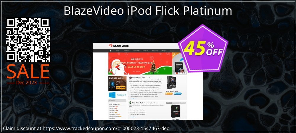 BlazeVideo iPod Flick Platinum coupon on Working Day deals