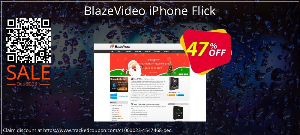 BlazeVideo iPhone Flick coupon on Easter Day deals