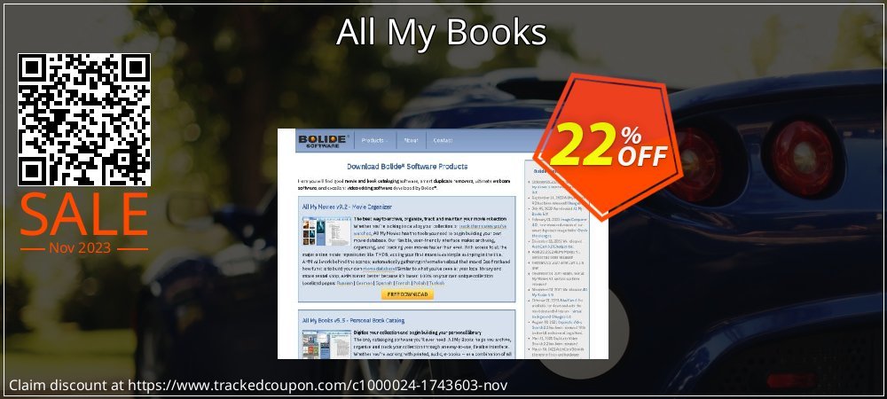 All My Books coupon on Virtual Vacation Day offering sales