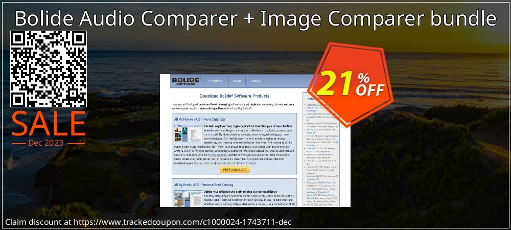 Bolide Audio Comparer + Image Comparer bundle coupon on World Party Day super sale