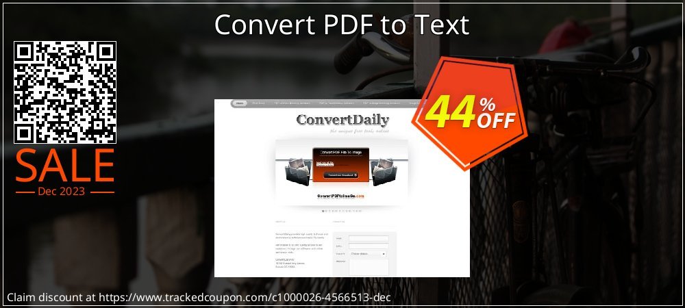 Convert PDF to Text coupon on Virtual Vacation Day offering discount