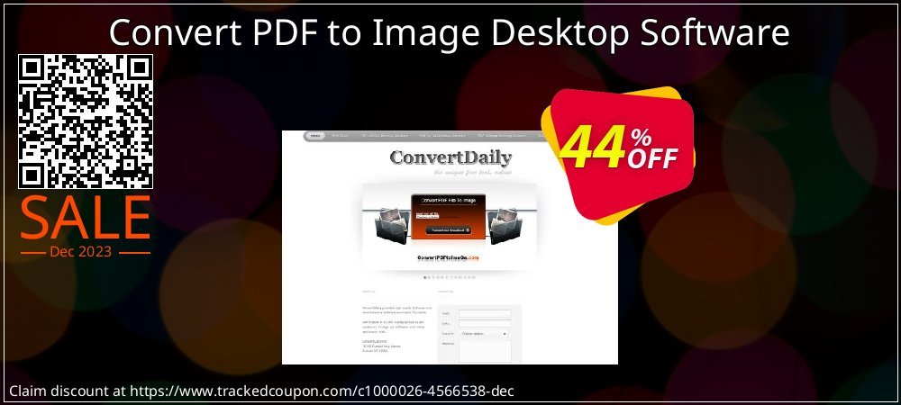 Convert PDF to Image Desktop Software coupon on National Pizza Party Day offering discount