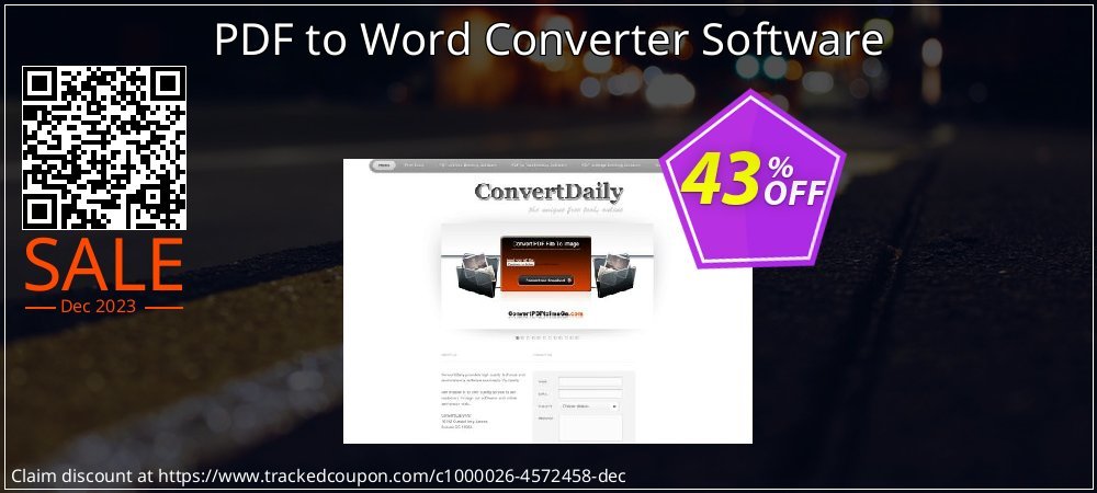 PDF to Word Converter Software coupon on National Pizza Party Day offer