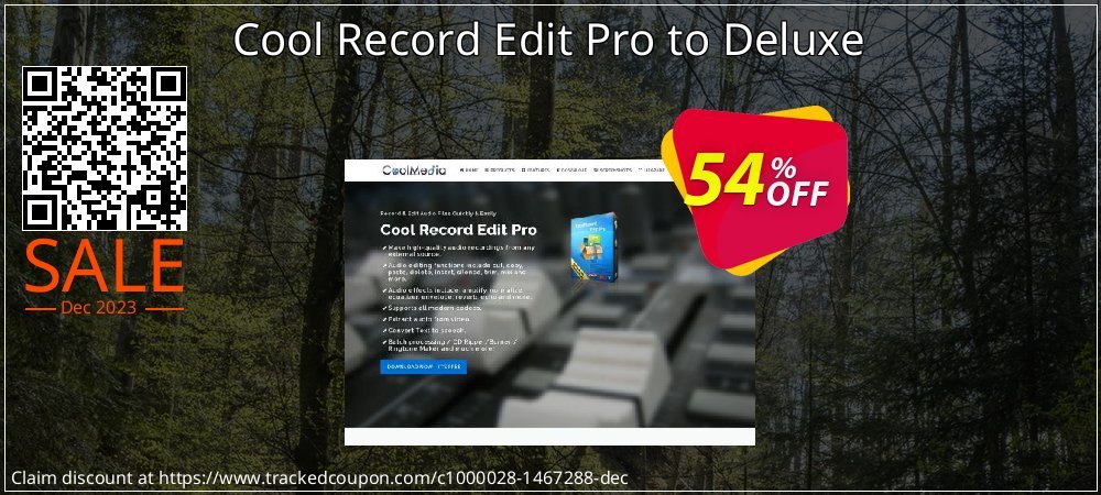 Cool Record Edit Pro to Deluxe coupon on Virtual Vacation Day discount
