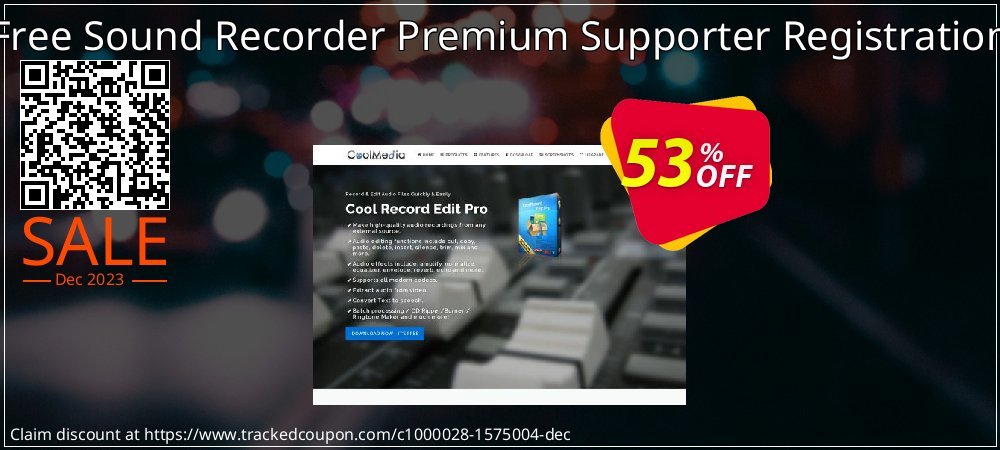 Free Sound Recorder Premium Supporter Registration coupon on World Password Day sales