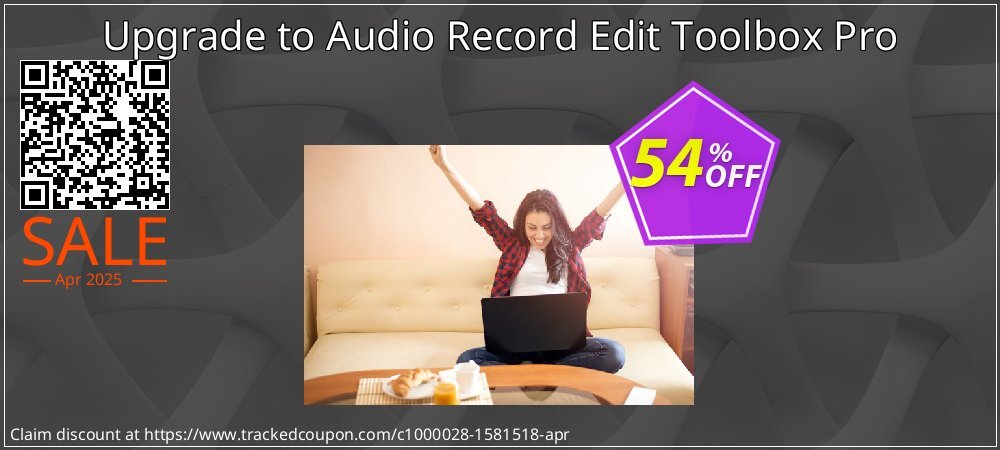 Upgrade to Audio Record Edit Toolbox Pro coupon on Easter Day super sale