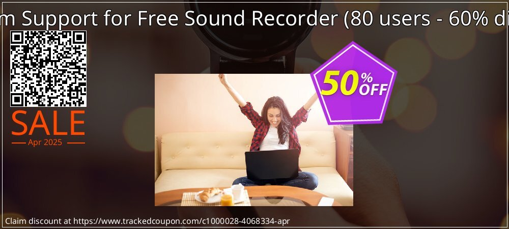 Premium Support for Free Sound Recorder - 80 users - 60% discount  coupon on Tell a Lie Day offering sales