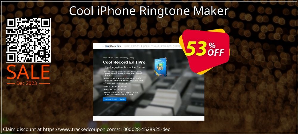 Cool iPhone Ringtone Maker coupon on World Backup Day offer