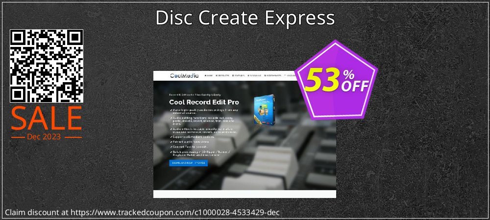 Disc Create Express coupon on World Password Day promotions