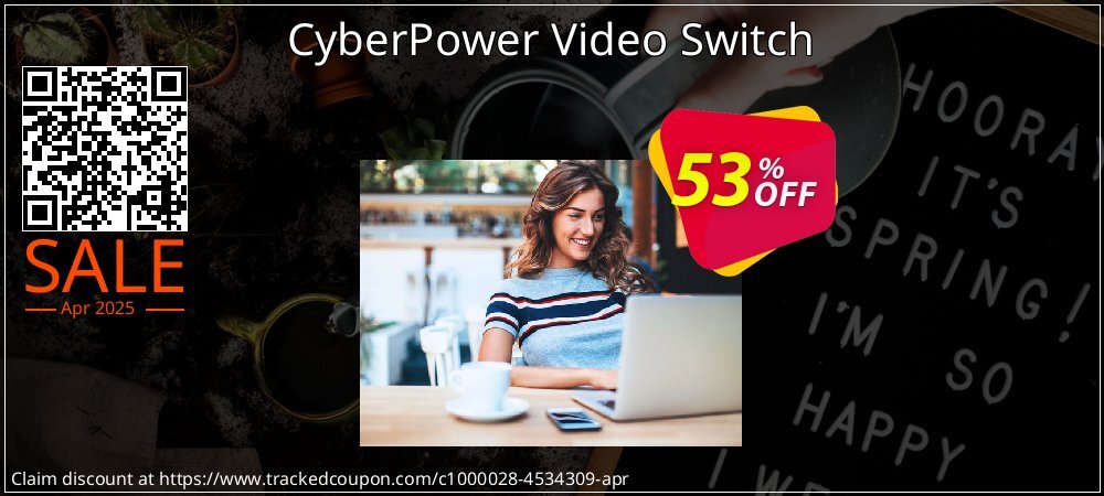 CyberPower Video Switch coupon on Tell a Lie Day offering sales