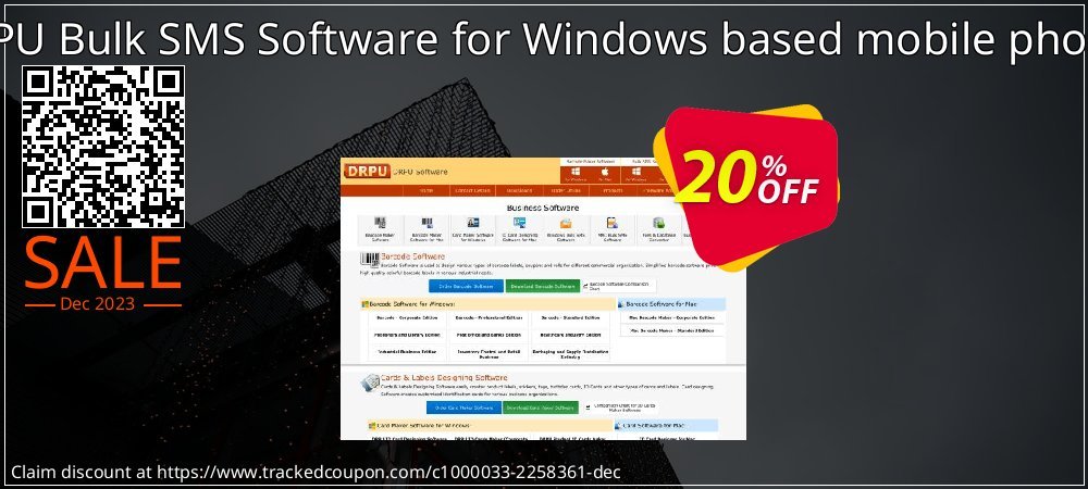 DRPU Bulk SMS Software for Windows based mobile phones coupon on World Party Day sales