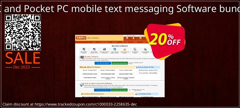 PC and Pocket PC mobile text messaging Software bundle coupon on World Backup Day discount