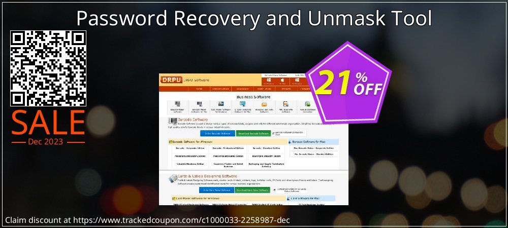 Password Recovery and Unmask Tool coupon on April Fools Day offering discount