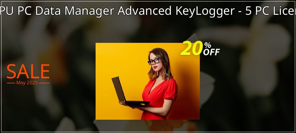 DRPU PC Data Manager Advanced KeyLogger - 5 PC Licence coupon on Working Day offering discount