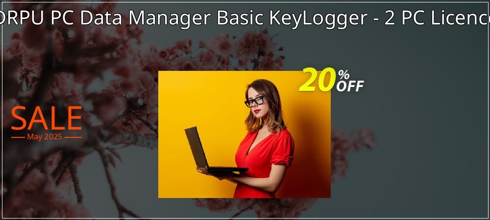 DRPU PC Data Manager Basic KeyLogger - 2 PC Licence coupon on Easter Day sales