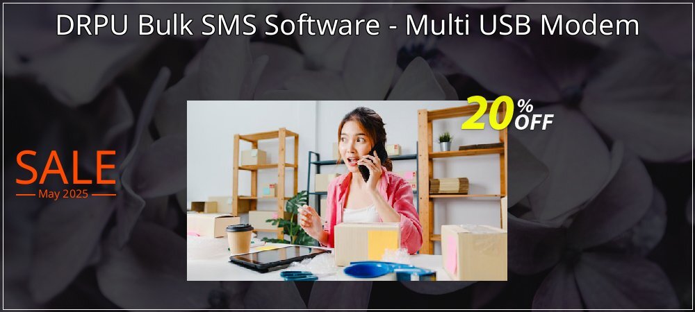 DRPU Bulk SMS Software - Multi USB Modem coupon on National Pizza Party Day discounts