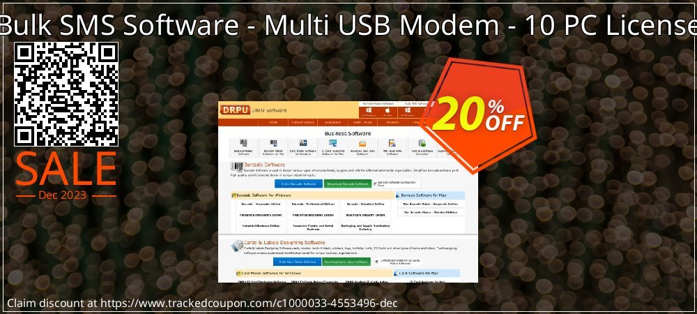 Bulk SMS Software - Multi USB Modem - 10 PC License coupon on World Party Day sales