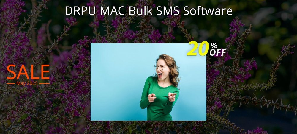 DRPU MAC Bulk SMS Software coupon on Easter Day offer