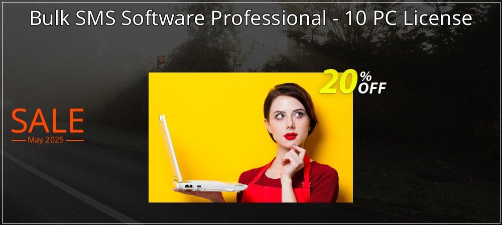 Bulk SMS Software Professional - 10 PC License coupon on Constitution Memorial Day deals