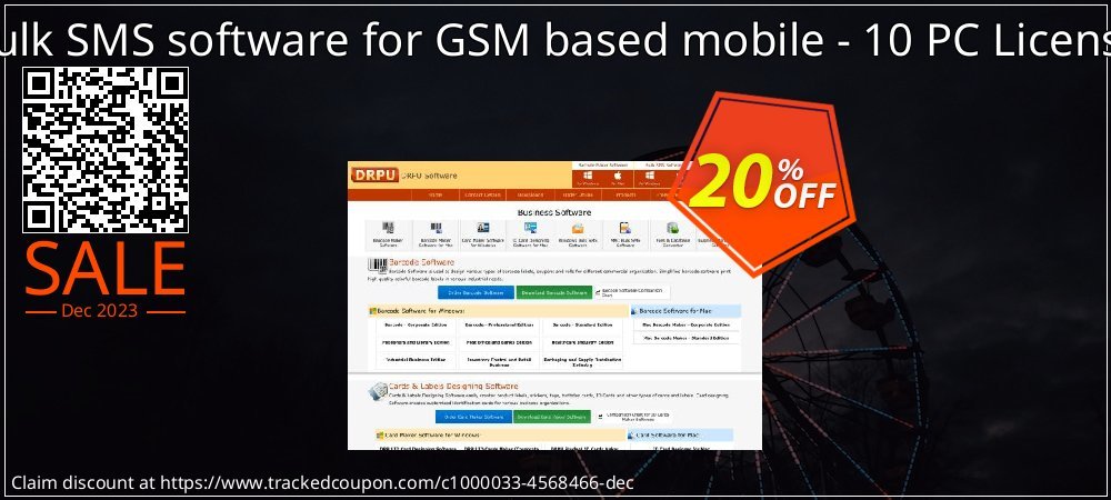 Bulk SMS software for GSM based mobile - 10 PC License coupon on World Party Day discount