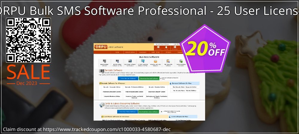 DRPU Bulk SMS Software Professional - 25 User License coupon on April Fools' Day offer