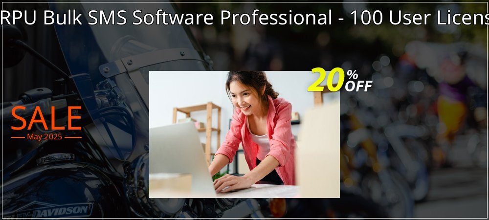 DRPU Bulk SMS Software Professional - 100 User License coupon on World Password Day offering sales
