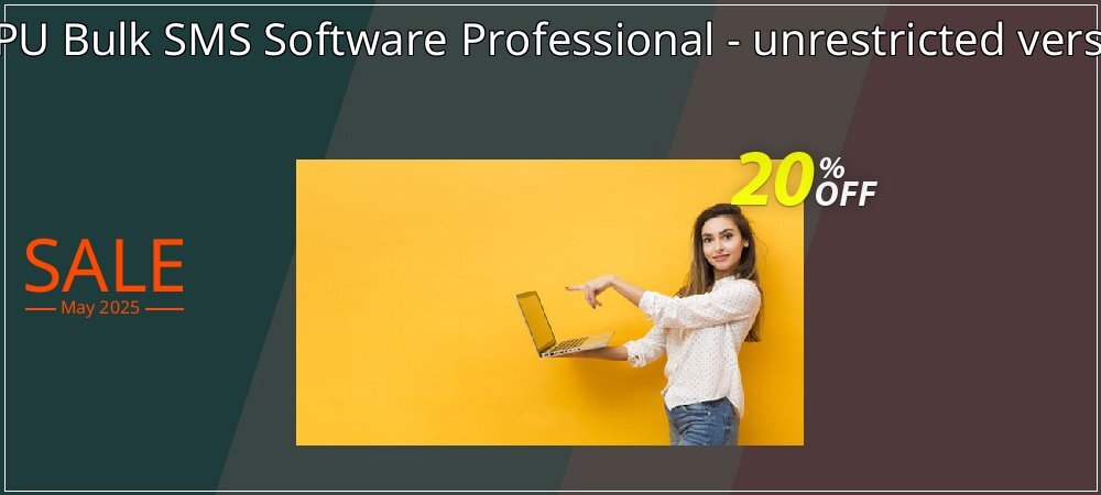 DRPU Bulk SMS Software Professional - unrestricted version coupon on April Fools' Day discounts