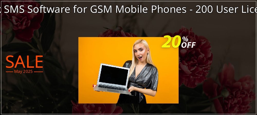 Bulk SMS Software for GSM Mobile Phones - 200 User License coupon on World Password Day discounts