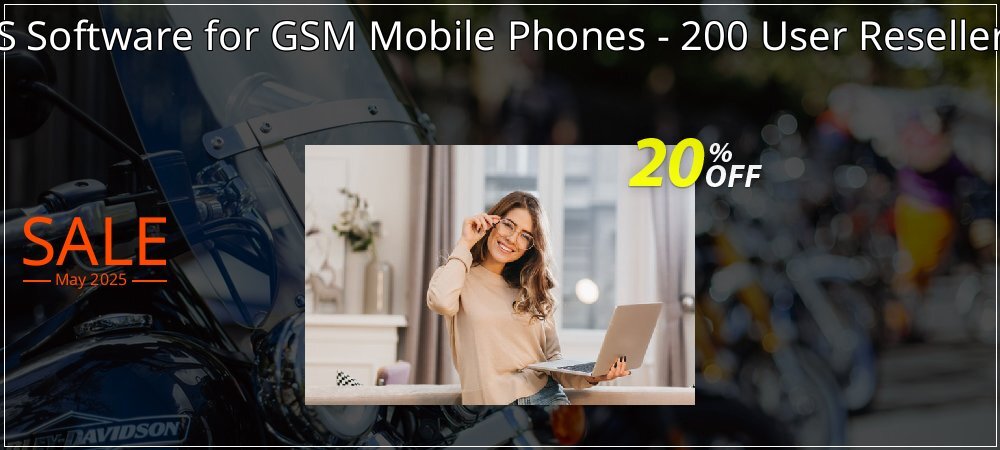 Bulk SMS Software for GSM Mobile Phones - 200 User Reseller License coupon on World Password Day offering discount
