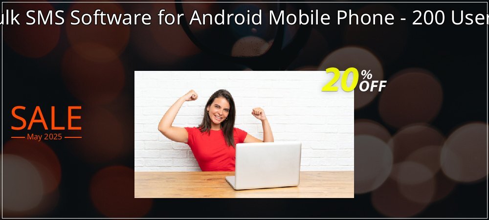 DRPU Bulk SMS Software for Android Mobile Phone - 200 User License coupon on National Walking Day sales