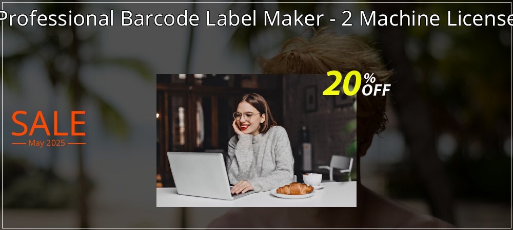 Professional Barcode Label Maker - 2 Machine License coupon on April Fools Day offering sales