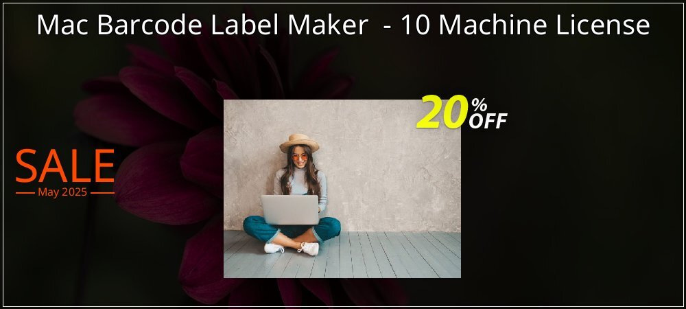 Mac Barcode Label Maker  - 10 Machine License coupon on April Fools' Day offer