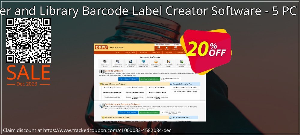Publisher and Library Barcode Label Creator Software - 5 PC License coupon on Tell a Lie Day offering discount