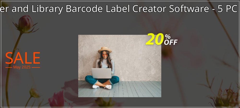 Publisher and Library Barcode Label Creator Software - 5 PC License coupon on National Smile Day offering sales