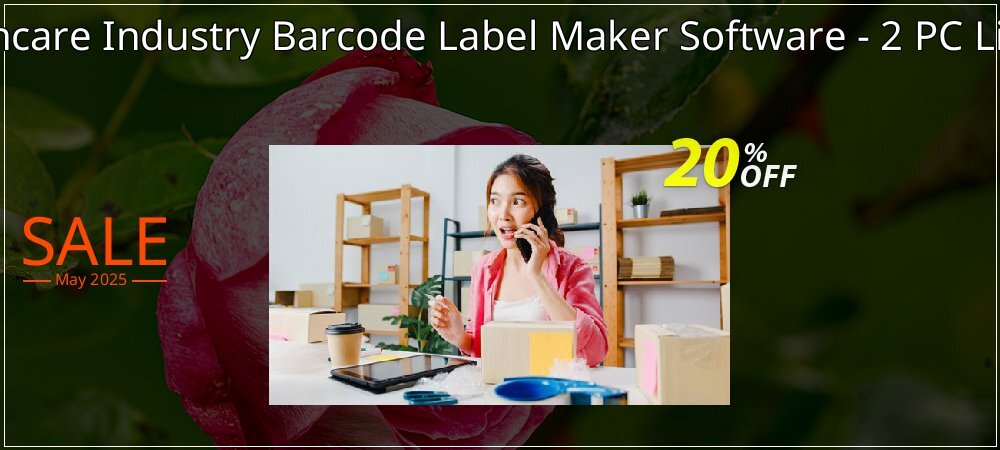 Healthcare Industry Barcode Label Maker Software - 2 PC License coupon on National Pizza Party Day sales