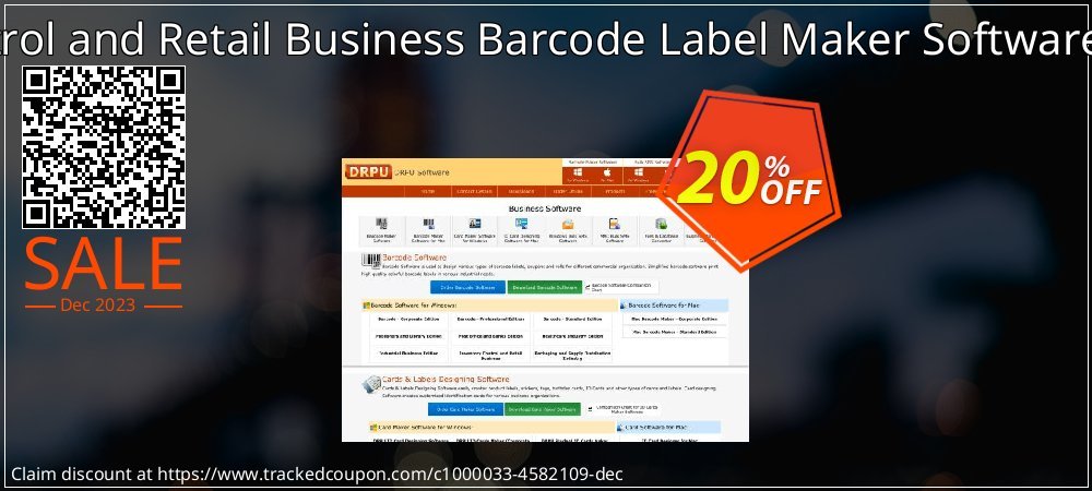 Inventory Control and Retail Business Barcode Label Maker Software - 5 PC License coupon on Tell a Lie Day offer
