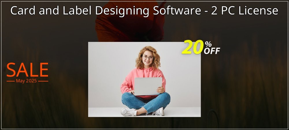Card and Label Designing Software - 2 PC License coupon on Constitution Memorial Day discounts