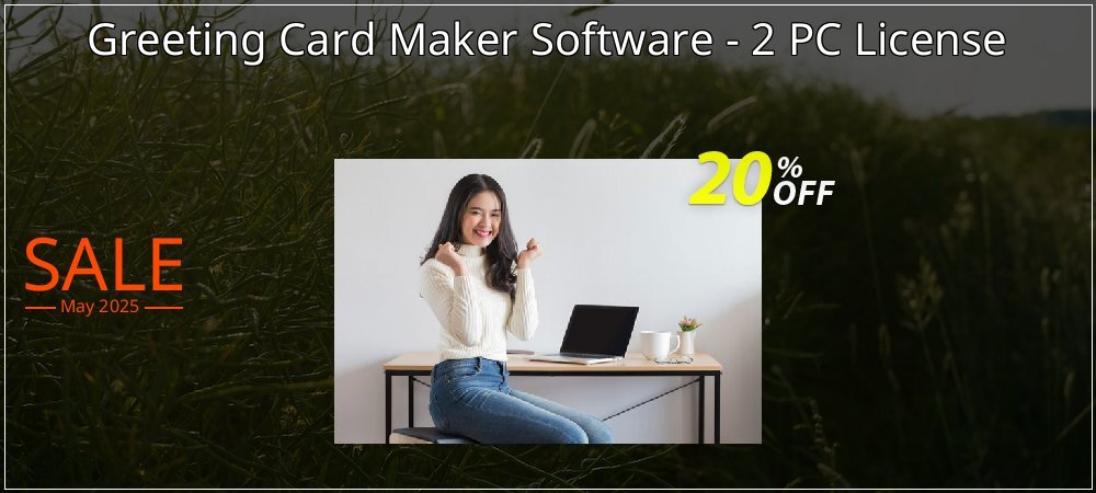 Greeting Card Maker Software - 2 PC License coupon on World Password Day offering discount