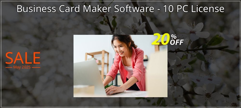 Business Card Maker Software - 10 PC License coupon on April Fools' Day discounts