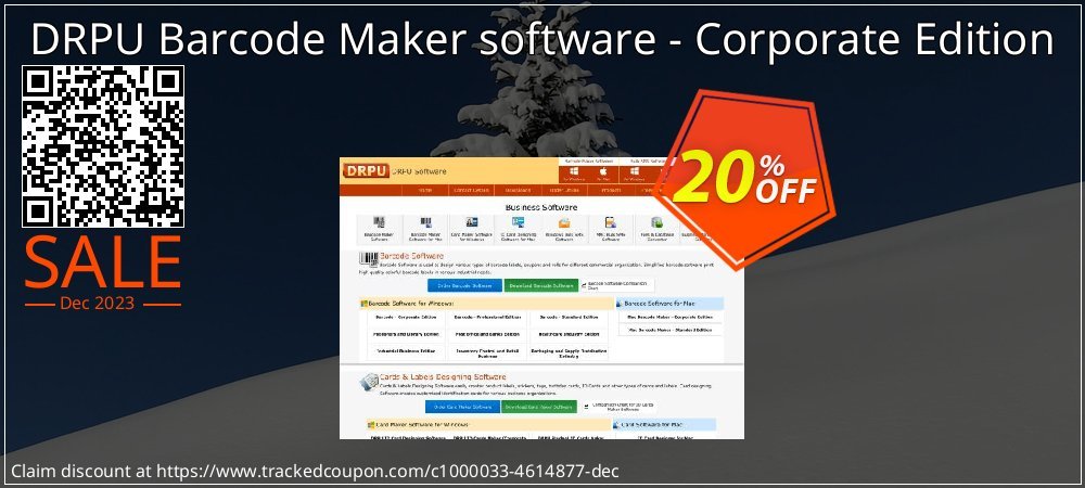 DRPU Barcode Maker software - Corporate Edition coupon on April Fools Day sales