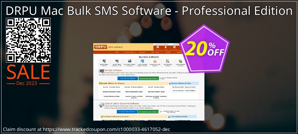 DRPU Mac Bulk SMS Software - Professional Edition coupon on April Fools' Day discounts