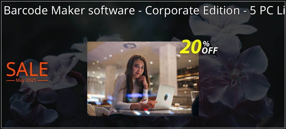 DRPU Barcode Maker software - Corporate Edition - 5 PC License coupon on World Party Day offering sales