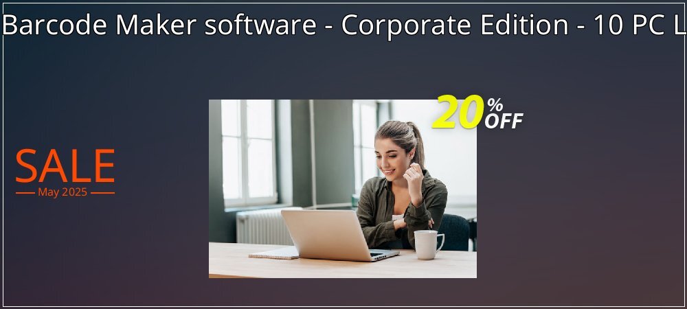 DRPU Barcode Maker software - Corporate Edition - 10 PC License coupon on April Fools' Day super sale