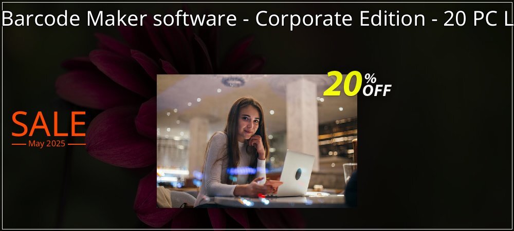 DRPU Barcode Maker software - Corporate Edition - 20 PC License coupon on World Party Day deals