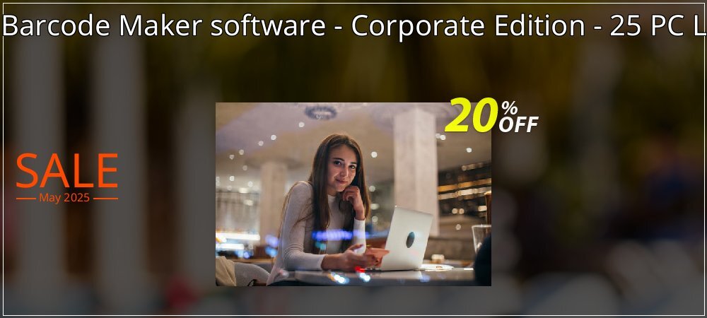 DRPU Barcode Maker software - Corporate Edition - 25 PC License coupon on National Pizza Party Day offering discount