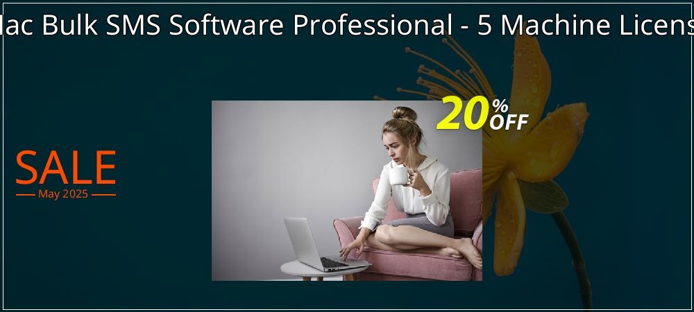 Mac Bulk SMS Software Professional - 5 Machine License coupon on National Walking Day discounts