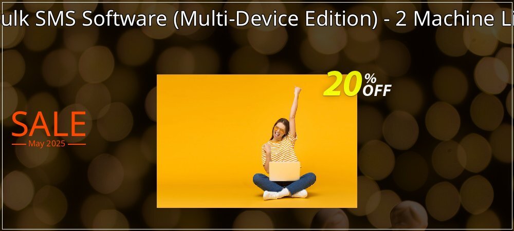 Mac Bulk SMS Software - Multi-Device Edition - 2 Machine License coupon on World Password Day discount
