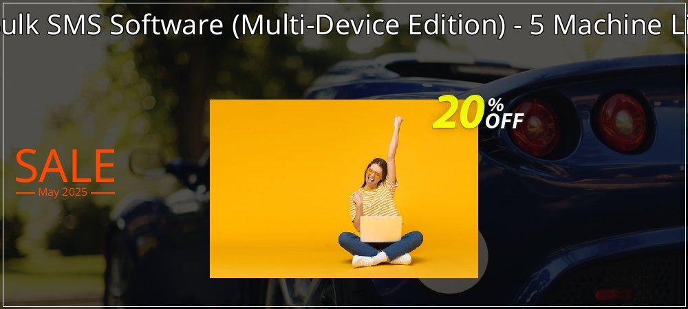 Mac Bulk SMS Software - Multi-Device Edition - 5 Machine License coupon on Mother Day offering discount